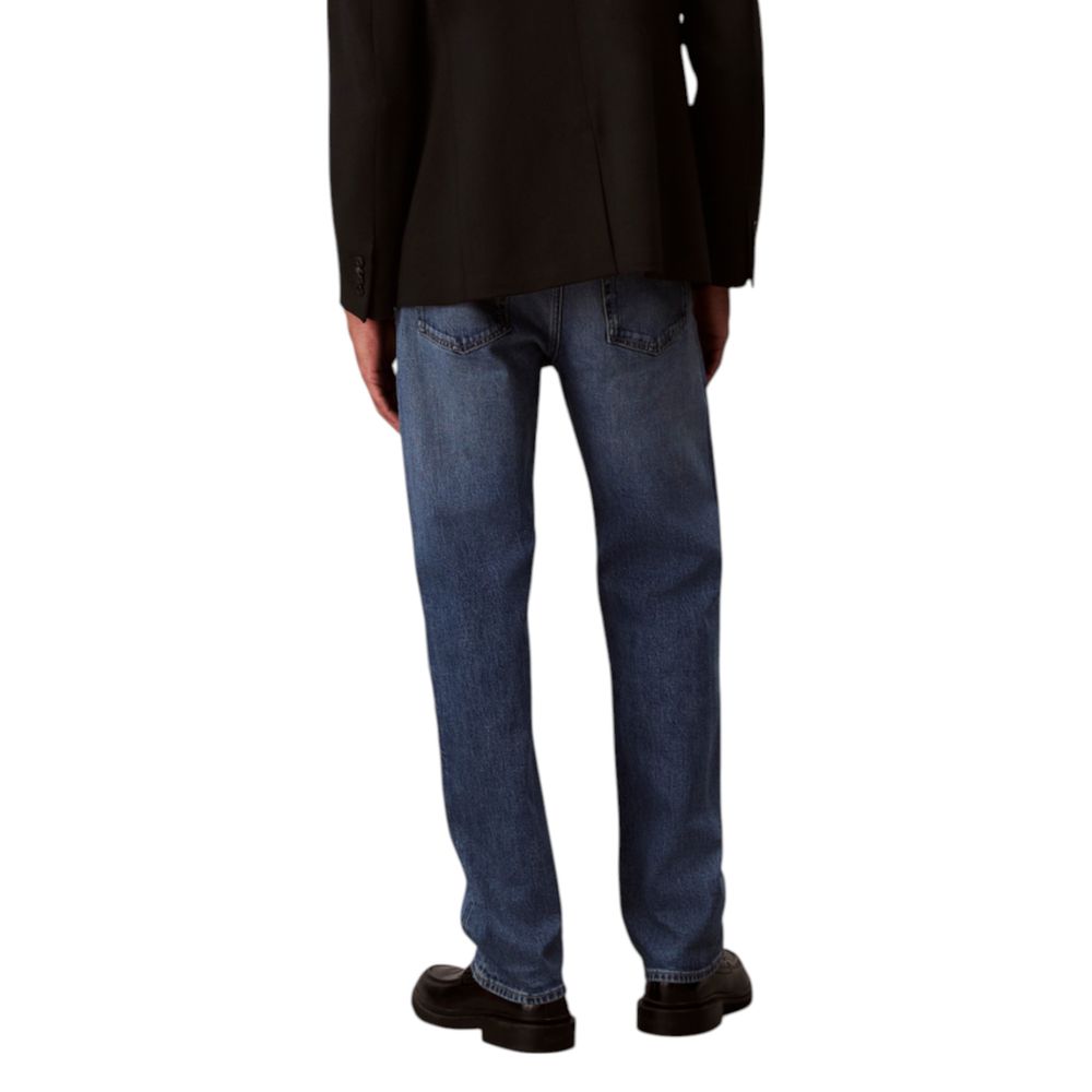 Calvin Klein Jeans Blue Cotton Relaxed Fit Jeans for Men