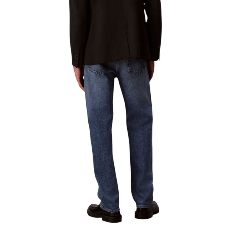 Calvin Klein Jeans Blauwe Katoenen Relaxed Fit Jeans