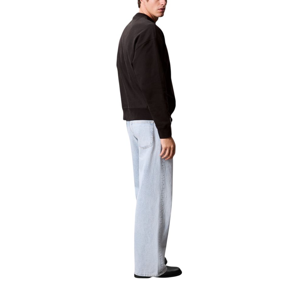 Calvin Klein Jeans Black Cotton Sweatshirt for Men