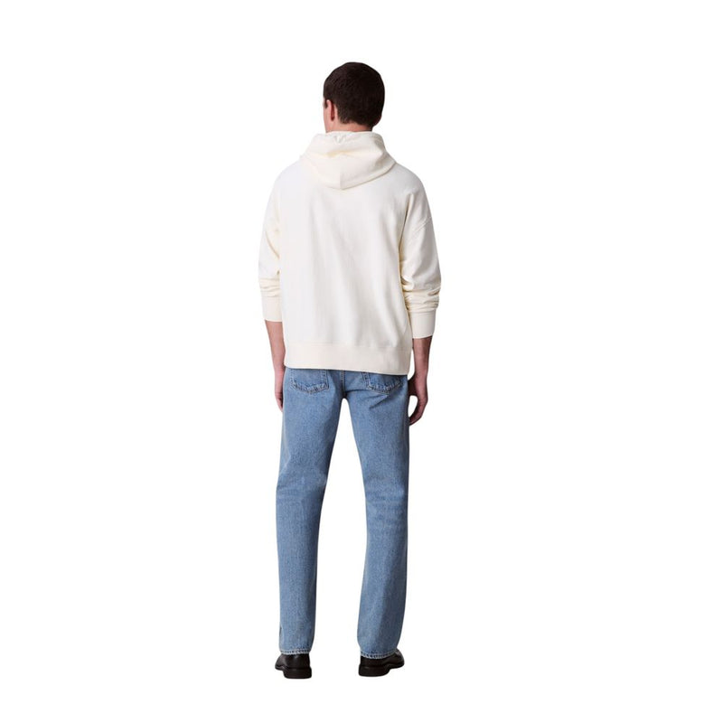 Calvin Klein Jeans Witte Katoenen Hoodie