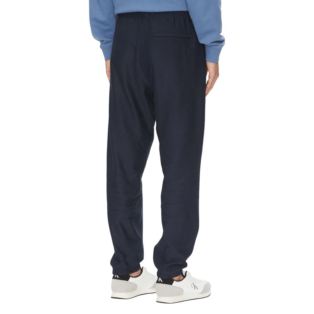 Calvin Klein Jeans Blue Cotton Joggers for Men - Premium Comfort