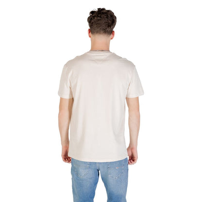 T-shirt Tommy Hilfiger Jeans en coton recyclé beige