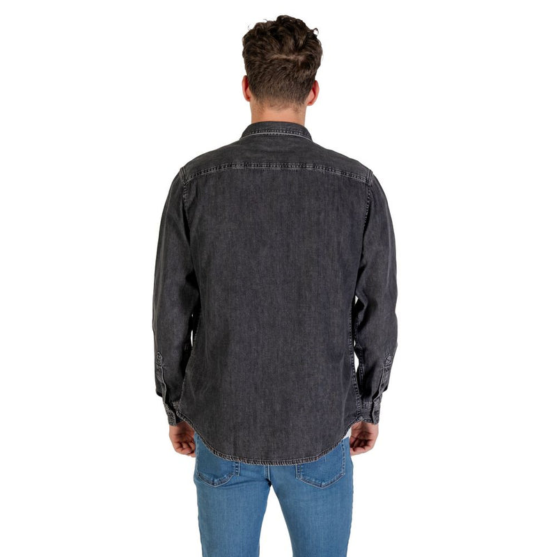 Calvin Klein Jeans Zwart Denim Overhemd