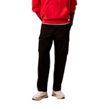 Calvin Klein Jeans Black Cotton Cargo Pants - Model COTTON PULL ON STRAI LV040EM616