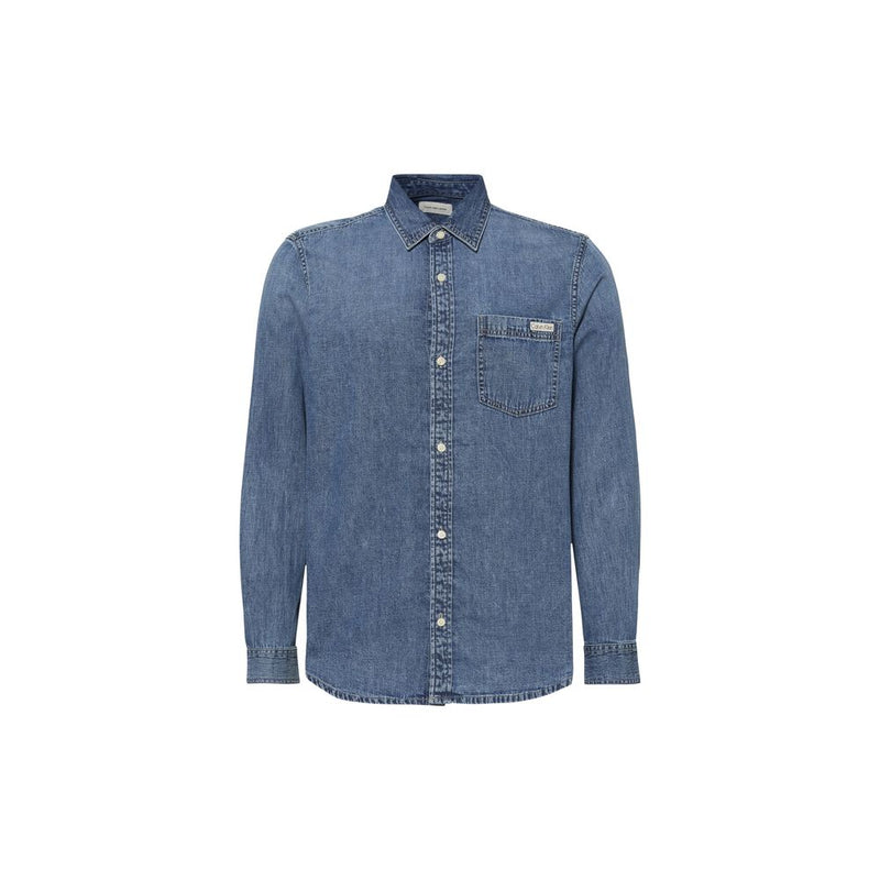 Calvin Klein Jeans Blauw Denim Shirt