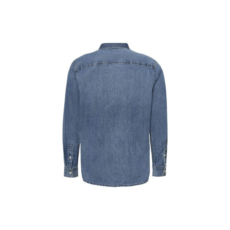 Calvin Klein Jeans Blauw Denim Shirt