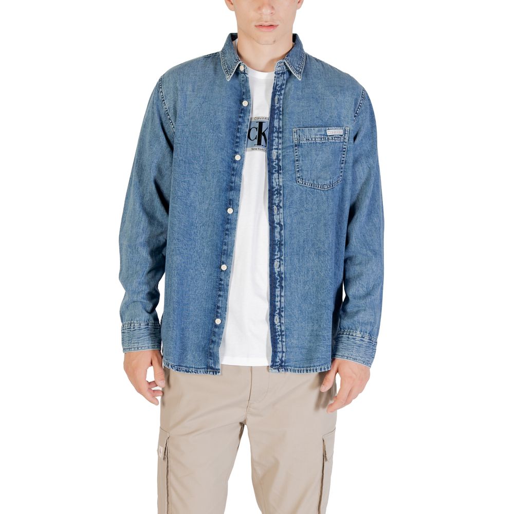 Calvin Klein Jeans Blue Denim Shirt - Casual Classic LV040EM774