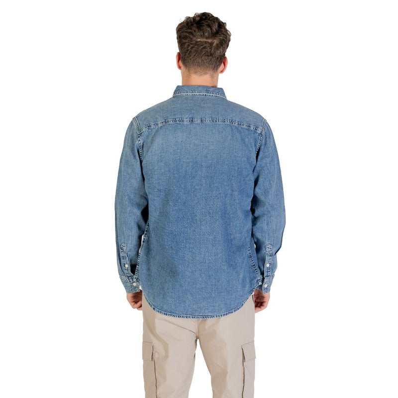Calvin Klein Jeans Blauw Denim Shirt