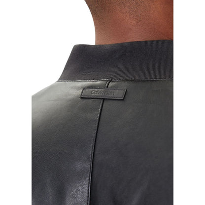 Calvin Klein Jeans Zwarte Polyethyleen Bomber