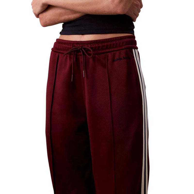 Calvin Klein Jeans Bordeaux Cotton Joggers for Women