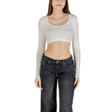 Tommy Hilfiger Jeans White Recycled Cotton T-Shirt for Women