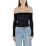 Tommy Hilfiger Jeans Black Recycled Cotton Long Sleeve T-Shirt