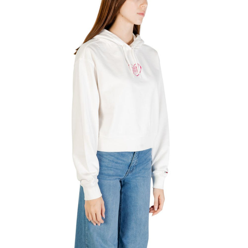 Tommy Hilfiger Jeans TJW RLX CRP HEART HO Cream Hoodie
