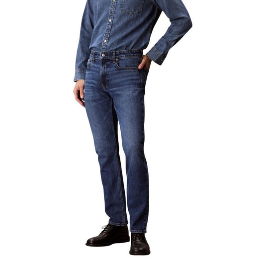 Calvin Klein Jeans SLIM HAMPTON Blue Cotton Skinny Jeans