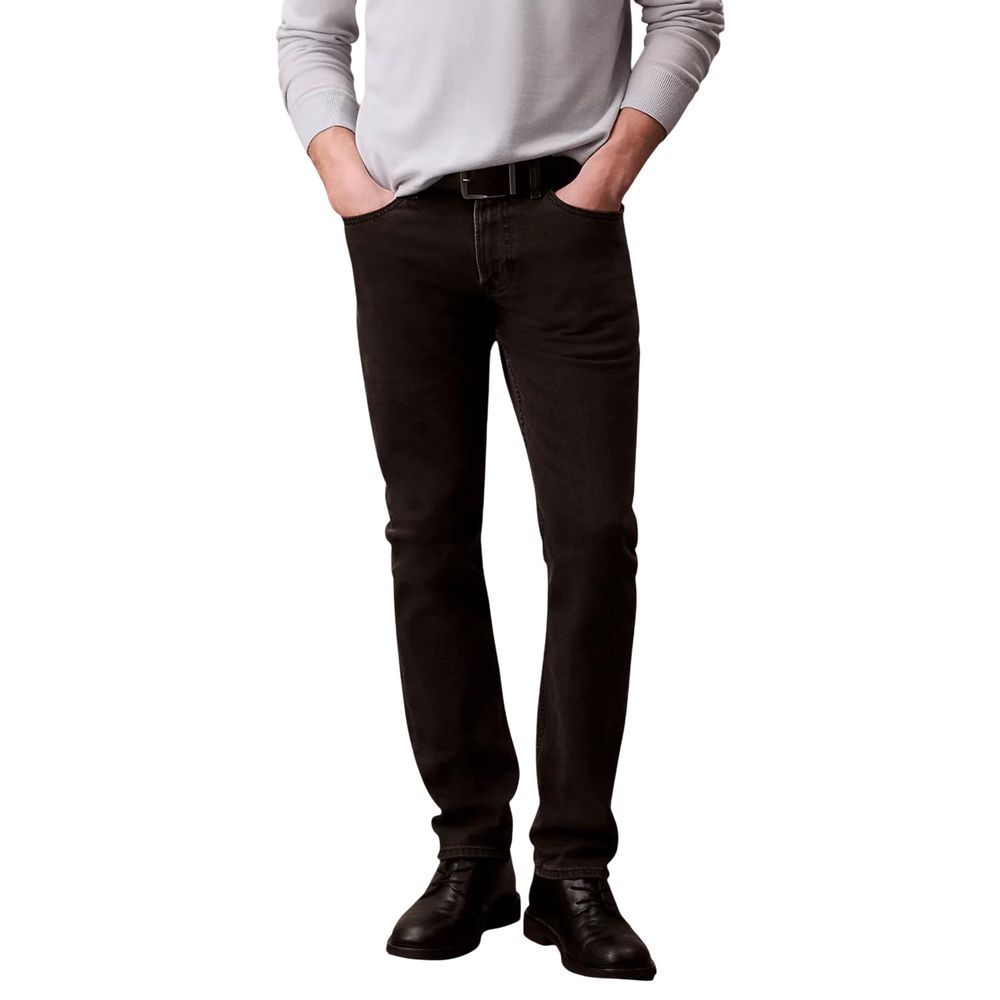 Calvin Klein Jeans Zwarte Katoenen Skinny Jeans