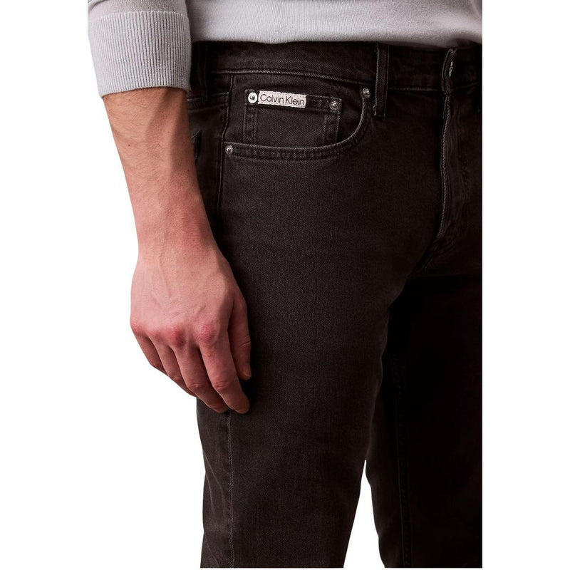 Calvin Klein Jeans Zwarte Katoenen Skinny Jeans
