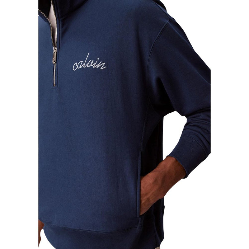 Calvin Klein Jeans Blauw Katoenen Sweatshirt