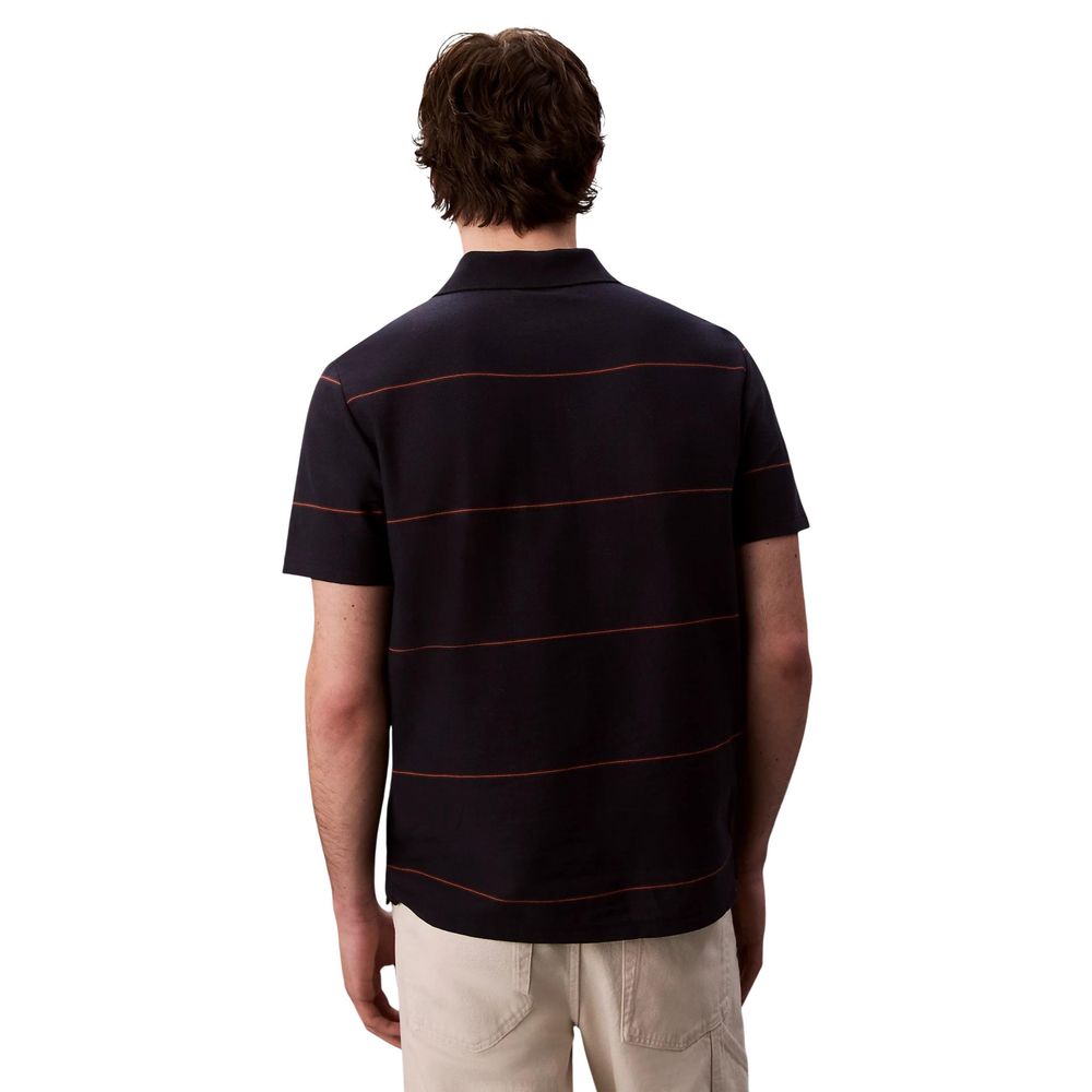 Calvin Klein Jeans Blue Cotton Polo Shirt for Men