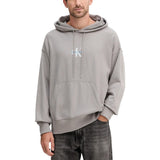 Calvin Klein Jeans Gray Cotton Hoodie for Men