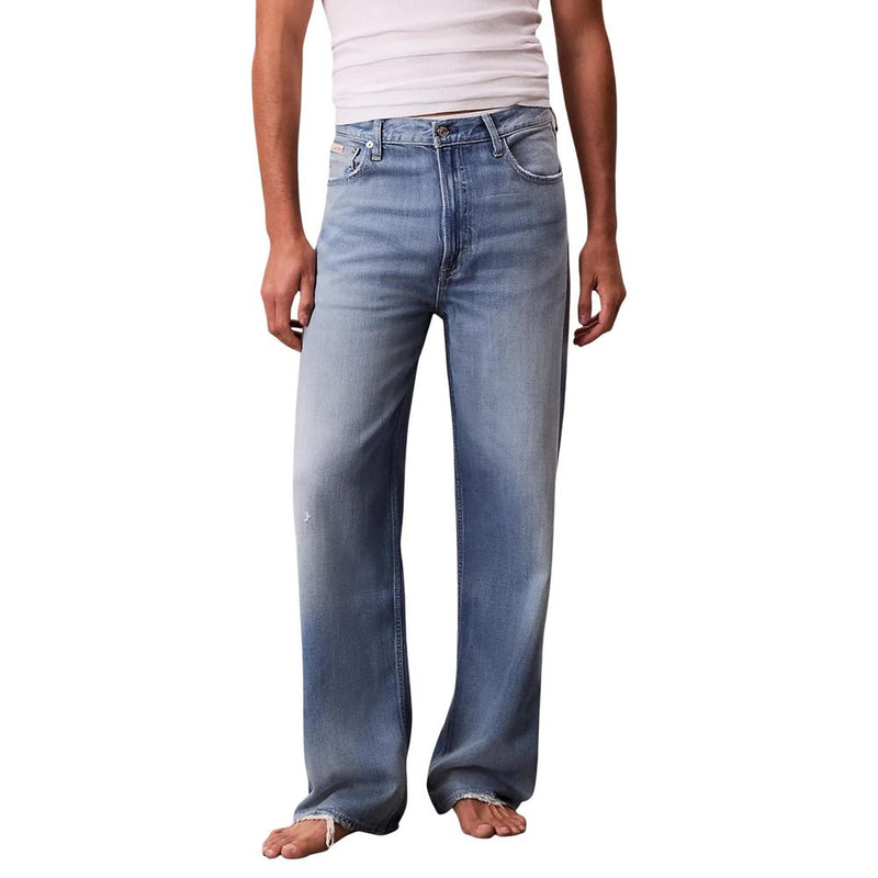 Calvin Klein Jeans Blauwe Lyocell Relaxed Fit Jeans