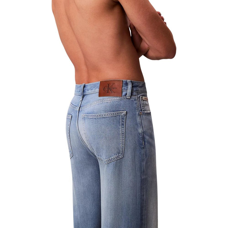 Calvin Klein Jeans Blauwe Lyocell Relaxed Fit Jeans