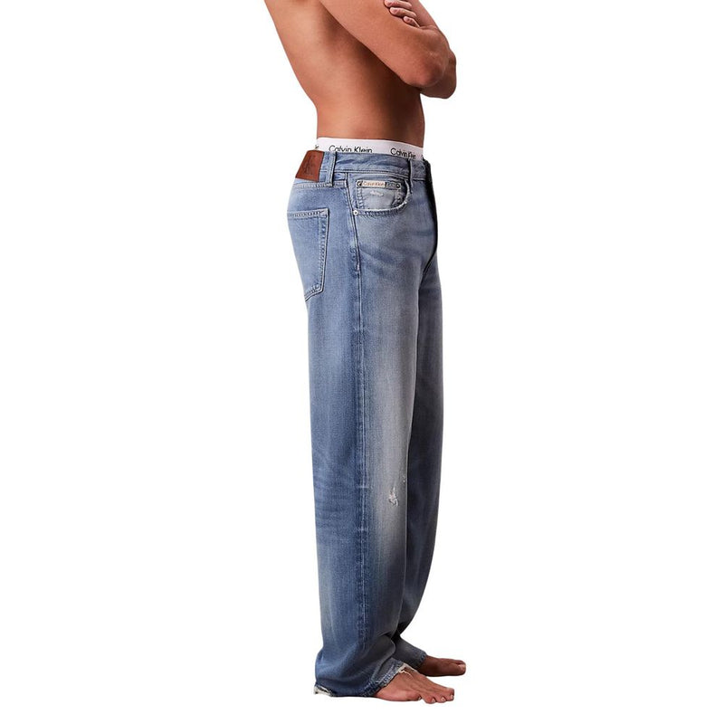 Calvin Klein Jeans Blauwe Lyocell Relaxed Fit Jeans