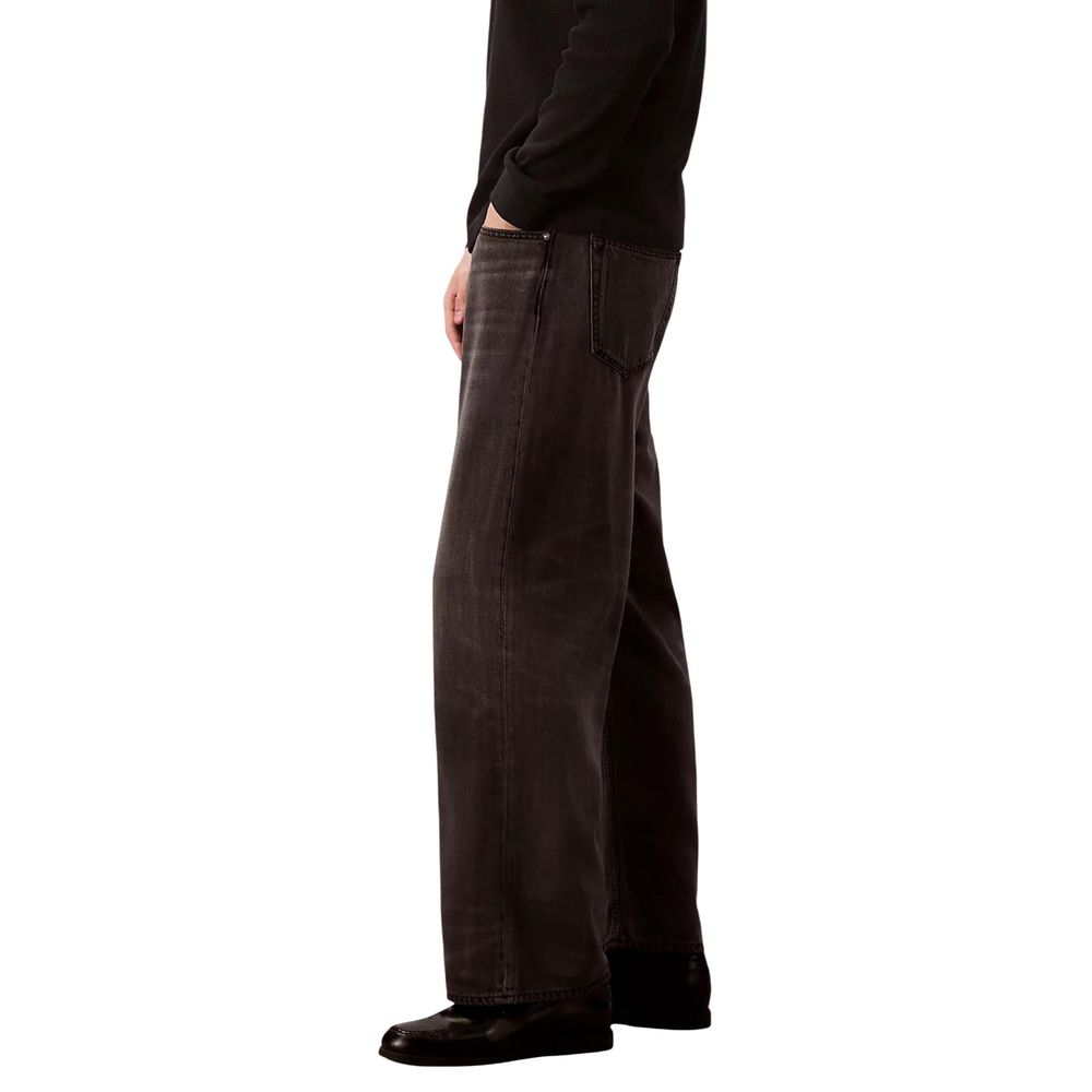 Calvin Klein Jeans Zwarte Lyocell Relaxed Fit Jeans
