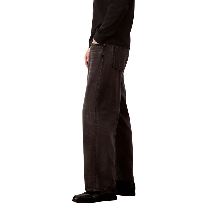 Calvin Klein Jeans Zwarte Lyocell Relaxed Fit Jeans