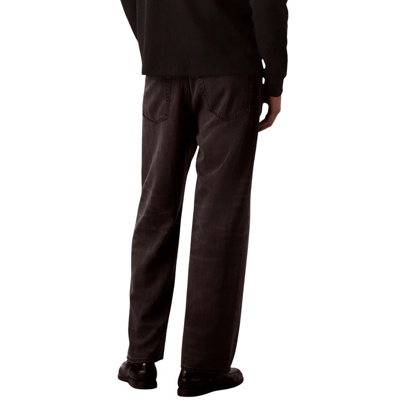 Calvin Klein Jeans Zwarte Lyocell Relaxed Fit Jeans