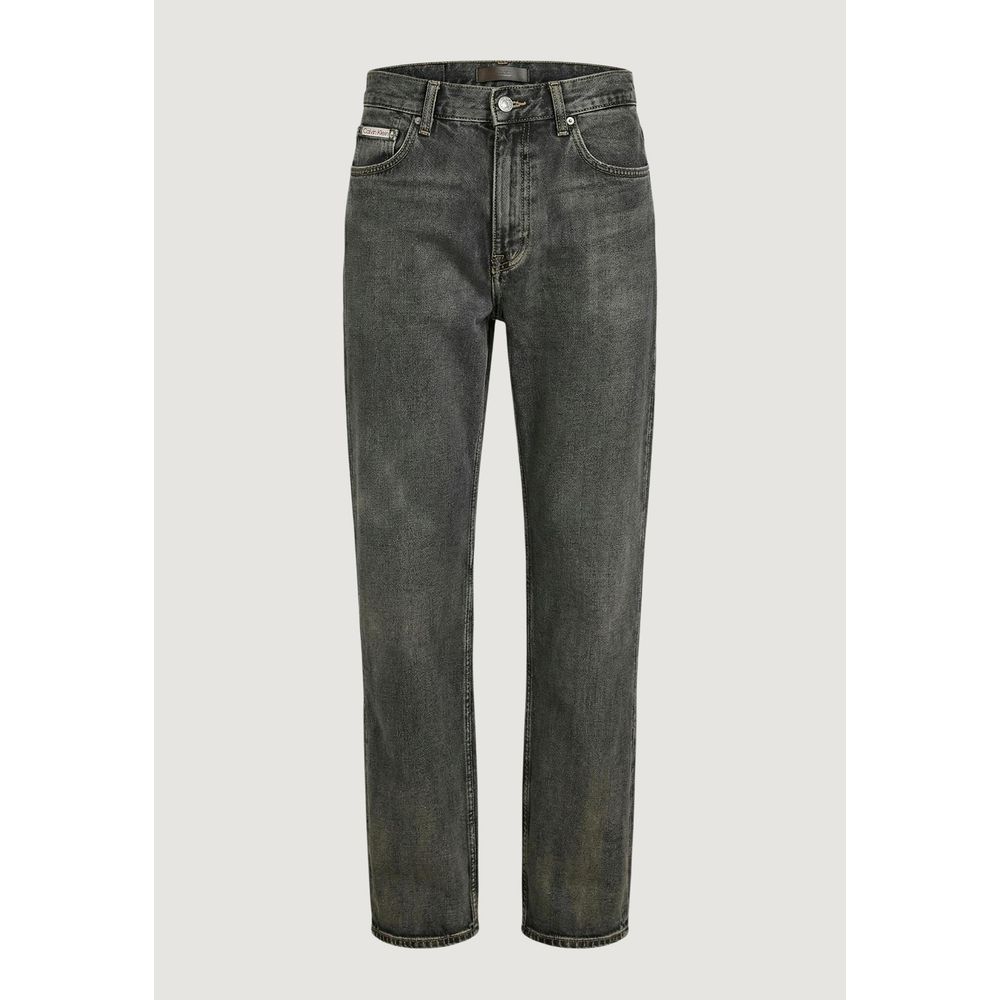 Calvin Klein Jeans Beige Cotton Relaxed Fit Jeans for Men