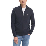 Cardigan en coton bleu Tommy Hilfiger