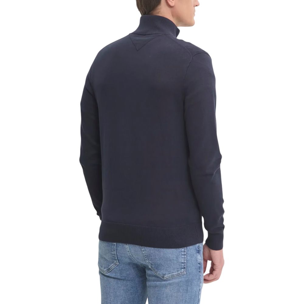Cardigan en coton bleu Tommy Hilfiger