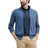 Cardigan en coton bleu Tommy Hilfiger