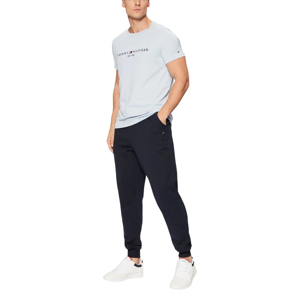 Bas de jogging Tommy Hilfiger bleu en coton