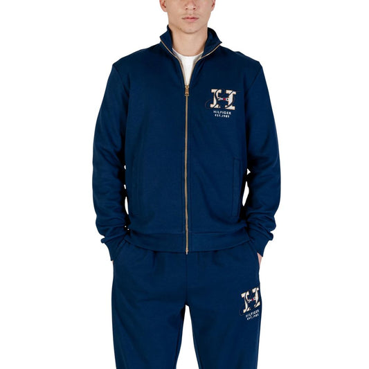 Tommy Hilfiger Blauw gerecycled katoenen sweatshirt