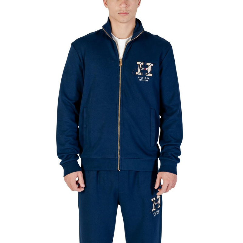 Tommy Hilfiger Blue Recycled Cotton Sweatshirt