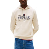 Sweat à capuche Tommy Hilfiger en coton biologique beige