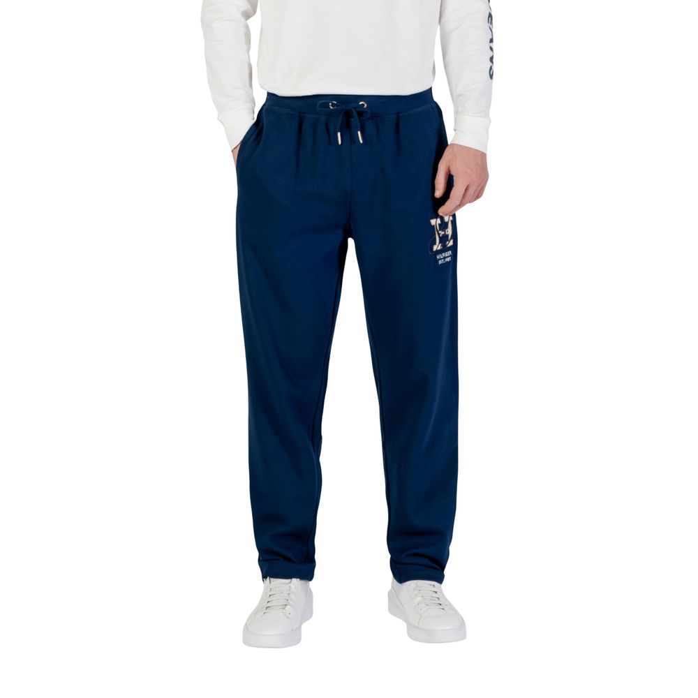 Pantalon de jogging Tommy Hilfiger en coton recyclé bleu