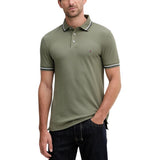 Polo Tommy Hilfiger en coton bio bicolore