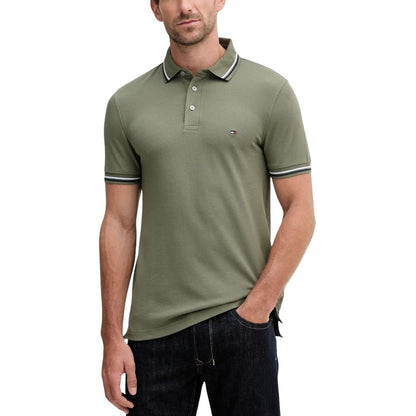Polo Tommy Hilfiger en coton bio bicolore