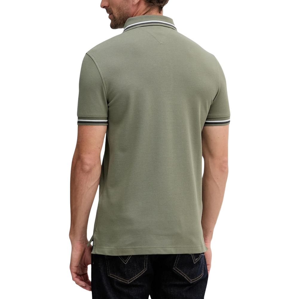Polo Tommy Hilfiger en coton bio bicolore