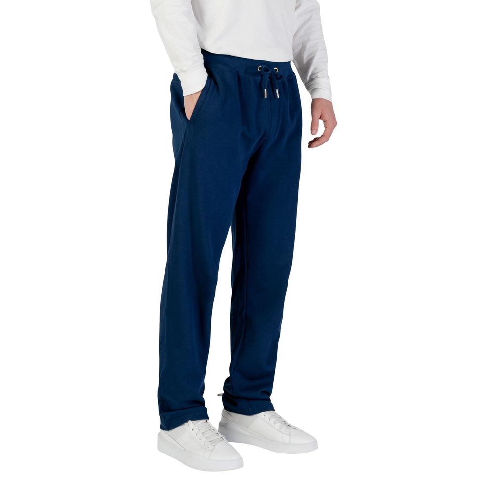 Pantalon de jogging Tommy Hilfiger en coton recyclé bleu