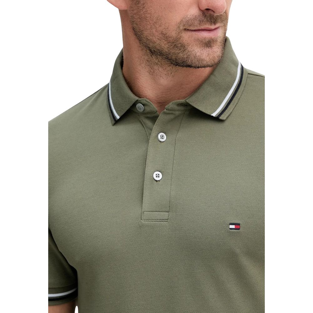 Polo Tommy Hilfiger en coton bio bicolore