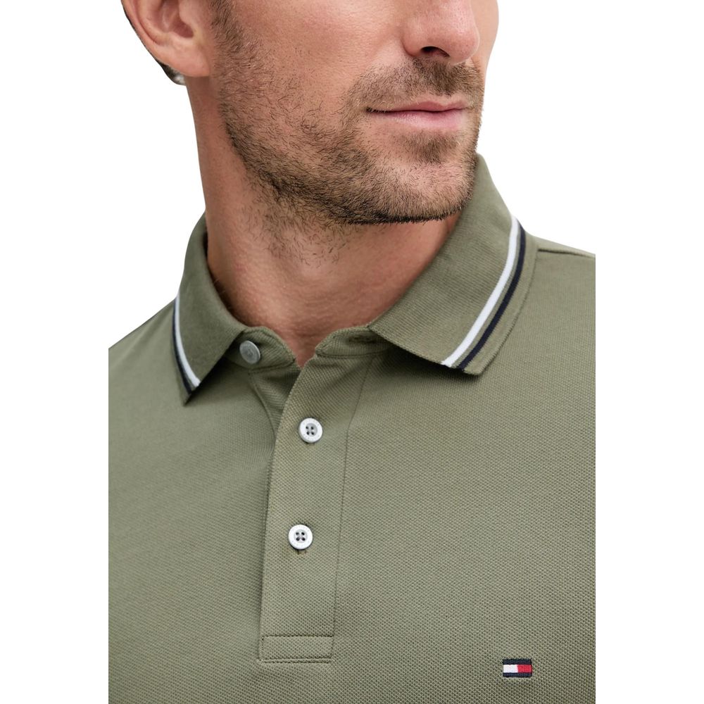 Polo Tommy Hilfiger en coton bio bicolore