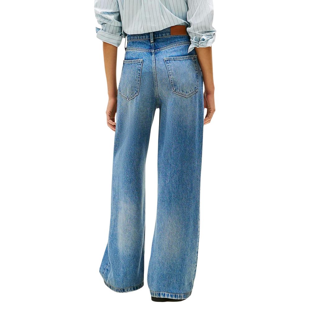 Tommy Hilfiger Blue Lyocell Bootcut Jeans pour Femme
