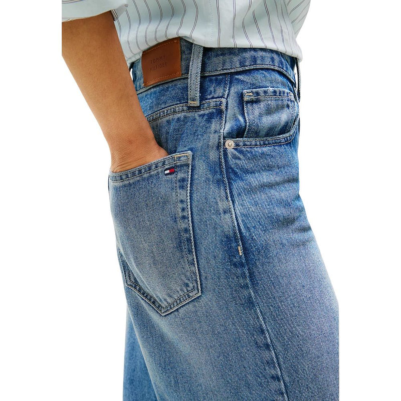 Tommy Hilfiger Blue Lyocell Bootcut Jeans pour Femme