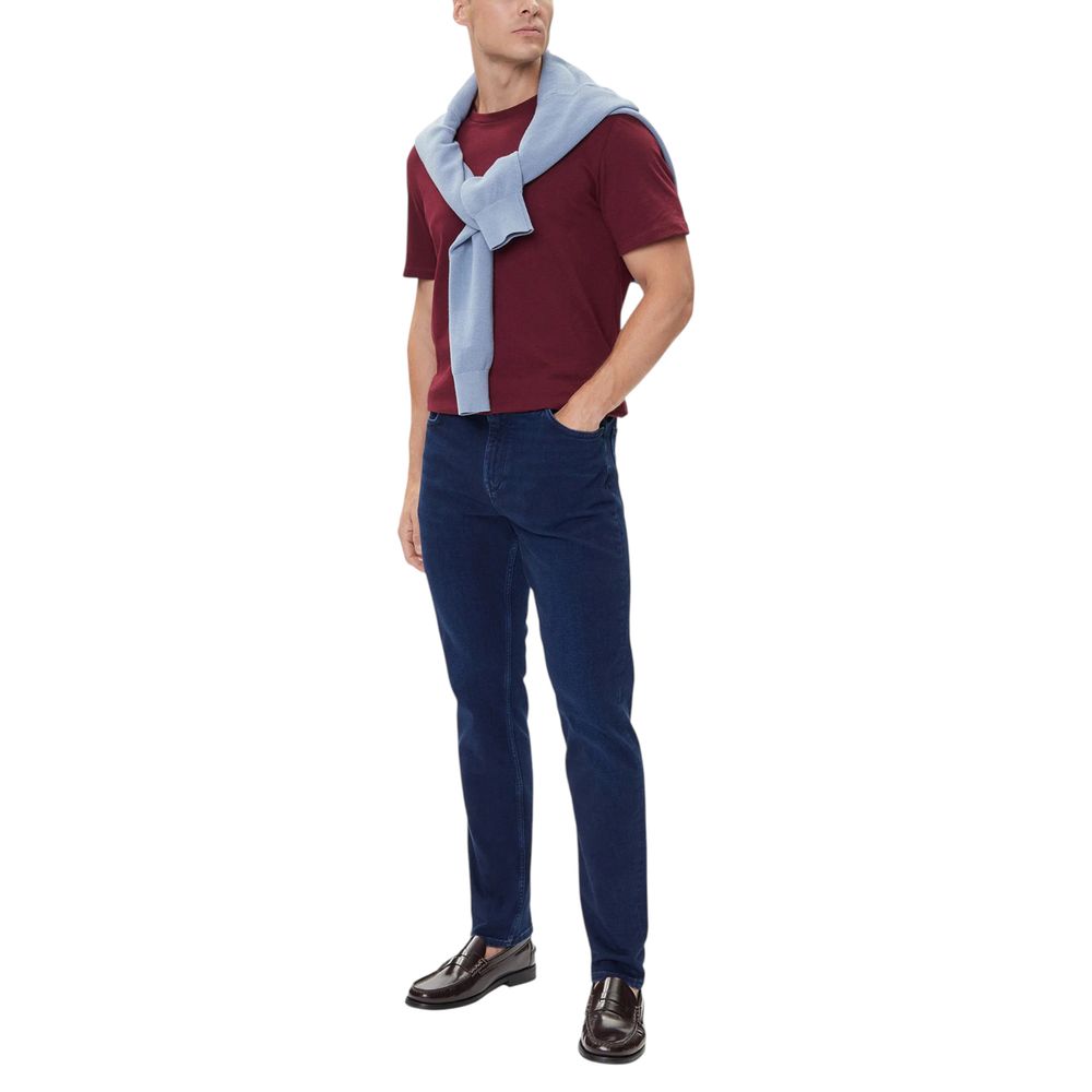 Jean Tommy Hilfiger bleu en coton recyclé coupe décontractée
