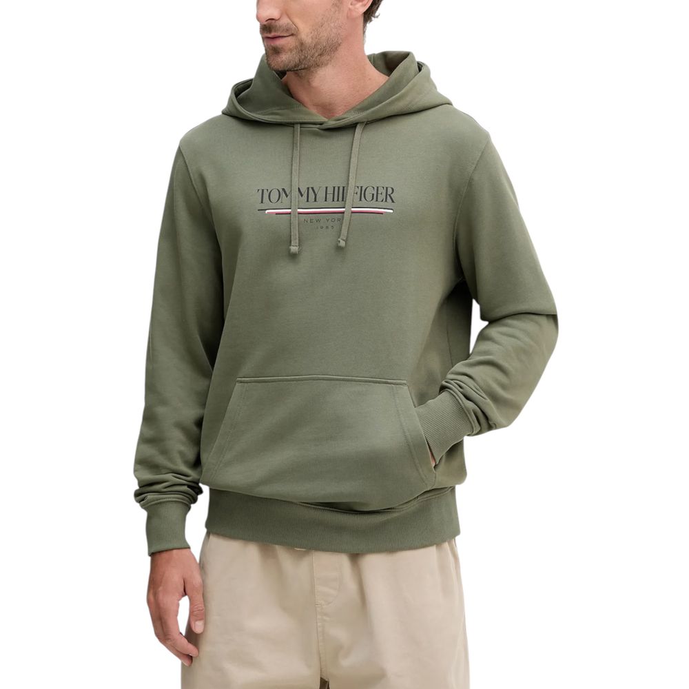 Sweat à capuche bicolore en coton recyclé Tommy Hilfiger