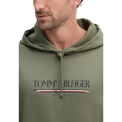 Sweat à capuche bicolore en coton recyclé Tommy Hilfiger