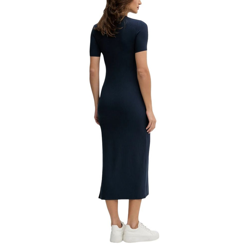 Robe Longue à Manches Courtes Modal Rib Calvin Klein Jeans